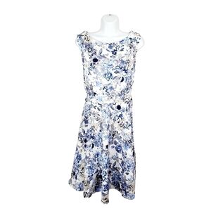 ACEVOG FIT AND FLARE SLEEVELESS DRESS